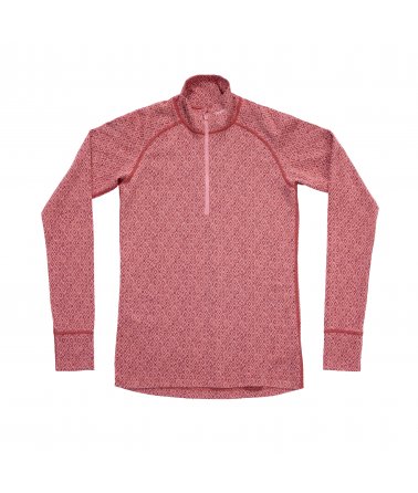 Devold dámské merino triko se zipem Signature Silk