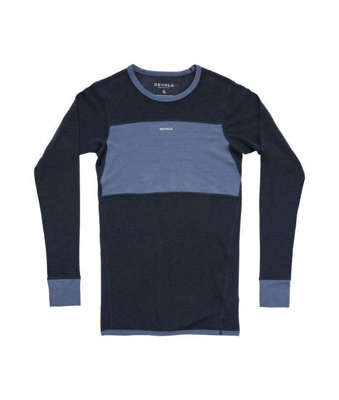 Devold pánské merino triko s dlouhým rukávem Wool Mesh
