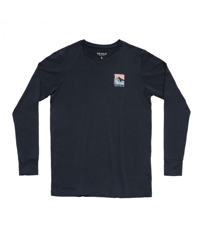 Devold pánské merino triko s dlouhým rukávem Everyday Classic Summit